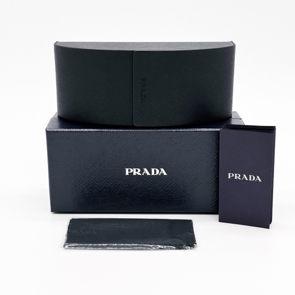 NEW PRADA PRA59S 5AK70G WOMEN SUNGLASSES SPR A59 5AK70G GOLD OVAL PR A59S - Picture 14 of 14